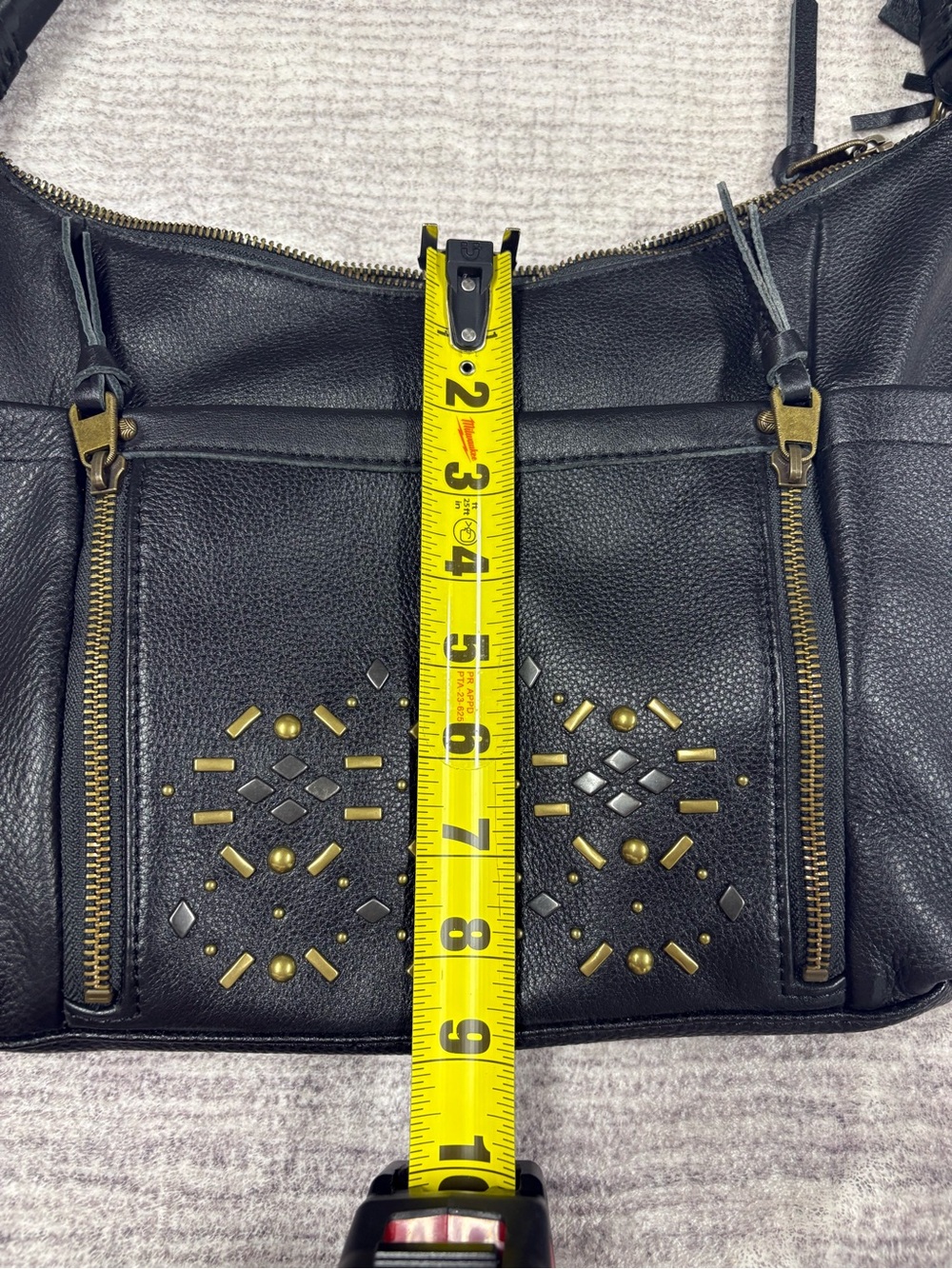The Sak Keira Hobo Black Leather Shoulder Bag Y2K Everyday Boho Western - Picture 3 of 13